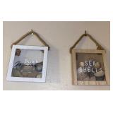 (2) Sea Shell Frames