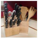 Martha Stewart Knives Set & Cooking Spoons