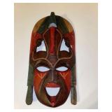 Hand Carved Tribal Wedding/Friendship Mask Made in