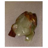 Multi Green Onyx Frog