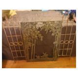 Metal dear scene with fencing