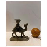 5x5 in. Camel Candlestick Holder & Ornament