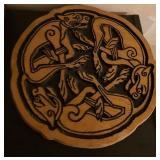 Wooden Celtic Tri Dogs