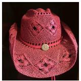 Somher Cowgirl Wicker Hat Size M