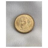 2010 P Franklin Pierce $1 Gold Coin