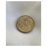 2007 D John Adams $1 Gold Presidential Coin