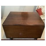 Antique Doubled Sided Drop Leaf  Mahogany Table