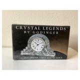 NIB Crystal Mantle Clock