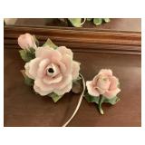 Porcelain Lighted Roses