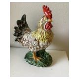 Handcrafted Porcelain Rooster Figurine