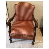 Red Stripped Sitting Chair