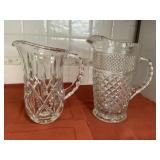Leaded Crystal & Pressed Glass Pitcher