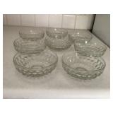 (8) Glass Fruit Bowls