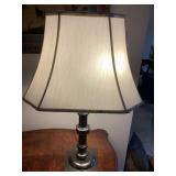 Metal Base Double Light Lamp