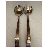 Quadruple Silver Plater Salad Serving Set