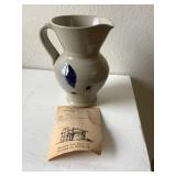 Hand Carved Cobolt Salt Glaze Pottery