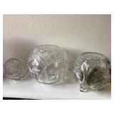 (3) Leaded Crystal Bowls
