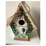 Hand Painted Bird House