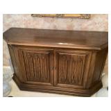 Cotswold Antiqued Oak Wood Sideboard Server