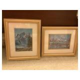 (2) K. Fay Framed Prints