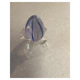 Murano Italy Blown Glass Egg