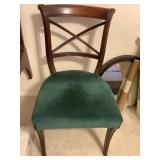 Straight Back Wood Chair