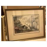 The Schooner William l White Etching