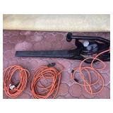 Electric Toro Blower and Extension Cords
