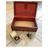 Vintage Sewing Box & Items