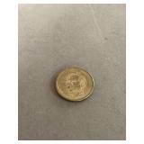 2010 D Franklin Pierce $1 Gold Coin