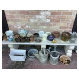 Watering Cans and Outdoor Flower Pots