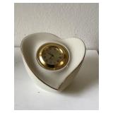 Lenox China Heart Clock