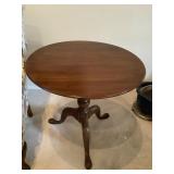 Antique English Tilt-Top Birdcage Table