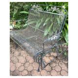 Wrought Iron Glider