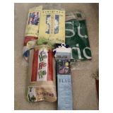 (5) Large Yard Flags