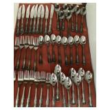43 Piece National Stainless Flatware