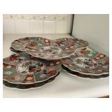 (9) Arita Fine China Hand Crafted Plates