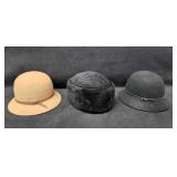 (3) Ladies Hats