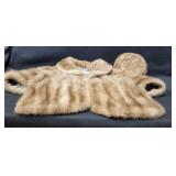 Sakowitz Fur Shawl + Matching Hat Comes With