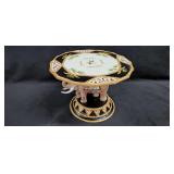 RIKE BAMBOO FOREST FOOTED CAKE PLATE 12"