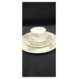 (1) Theodore Haviland Place Setting w/Gold Rim