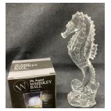 Glass Sea Horse & Whiskey Ball