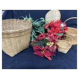 Baskets and Artificial Flowers