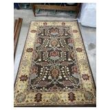 (5x8) Brandon Brown Hand Tufted Woolen Area Rug
