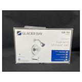 Glacier Bay Tub and Shower Set, Chrome