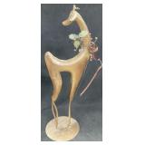 Metal Christmas Deer Decoration 26in