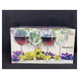 Montebella Set of Seven Wine Glasses