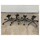 (4) Knoll Pullock Chair Bases
