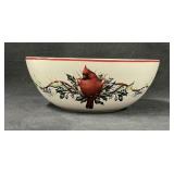 Lenox Red Bird Serving 9in Round Bowl
