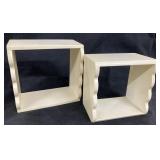 (2) Floating Wall Shells